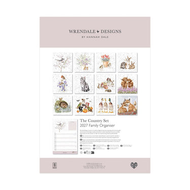 Wrendale Designs 'The Country Set' Family Calendar 2027| Online For Equine