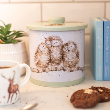 Wrendale Designs 'The Country Set' Owl Biscuit Barrel| Online For Equine