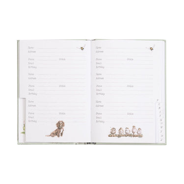Wrendale Designs 'The Flower Pot' Rabbit Address Book| Online For Equine