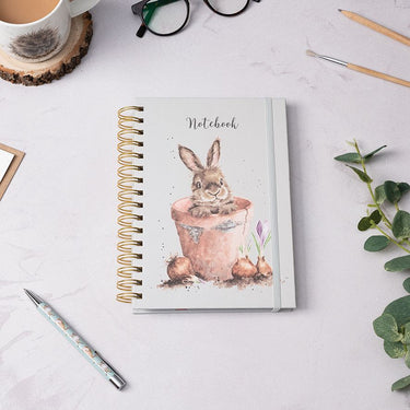 Wrendale Designs 'The Flower Pot' Rabbit Notebook| Online For Equine