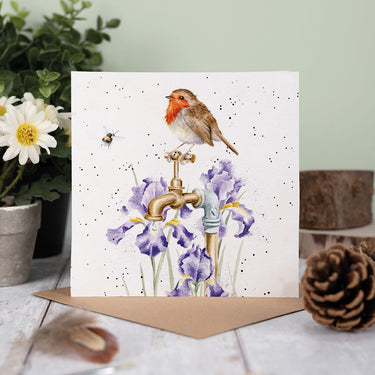 Wrendale Designs 'The Gardeners Guest' Robin Card| Online For Equine