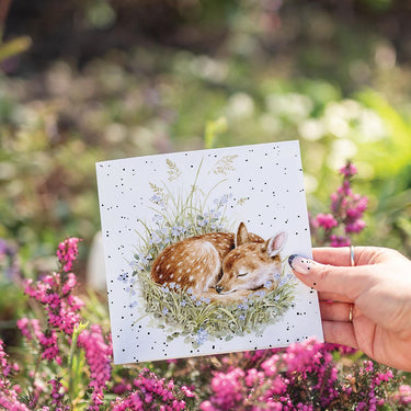 Wrendale Designs 'The Gentle Fawn' Deer Card| Online For Equine