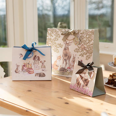 Wrendale Designs 'The Hoppy Picnic' Medium Gift Bag| Online For Equine