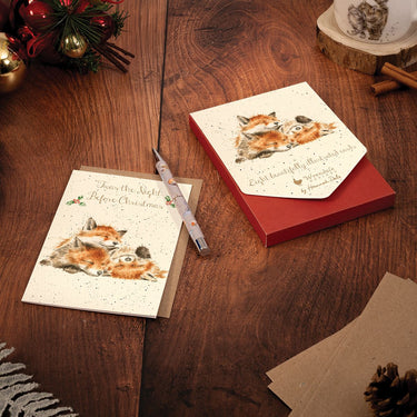 Wrendale Designs 'The Night Before Christmas' Fox Card Pack| Online For Equine