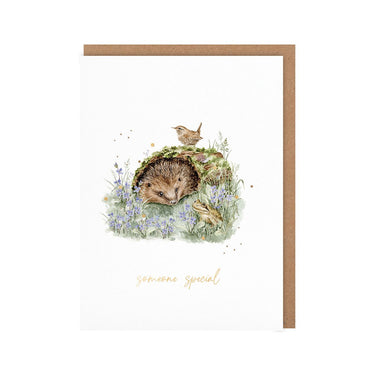 Wrendale Designs 'The Wild Patch' Hedgehog Someone Special Little Sentiment Card| Online For Equine