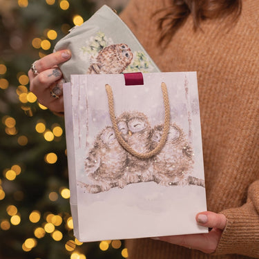 Wrendale Designs 'Three Wise Men' Owl Medium Gift Bag| Online For Equine