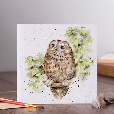 Wrendale Designs 'Treetops' Owl Card| Online For Equine