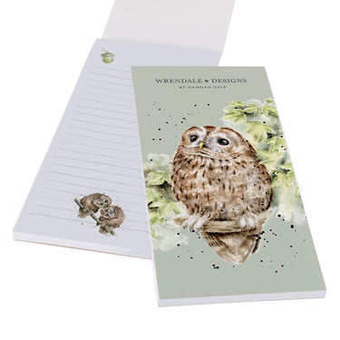 Wrendale Designs 'Treetops' Owl Shopping Pad| Online For Equine