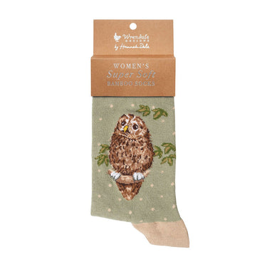 Wrendale Designs 'Treetops' Owl Socks| Online For Equine