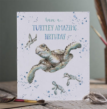 Wrendale Designs 'Turtley Amazing' Turtle Card| Online For Equine