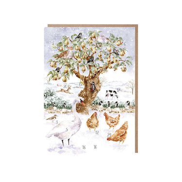 Wrendale Designs 'Twelve Days Of Christmas' Animal Advent Calendar Card| Online For Equine