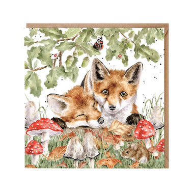 Wrendale Designs 'Under The Oak Tree' Fox Card| Online For Equine