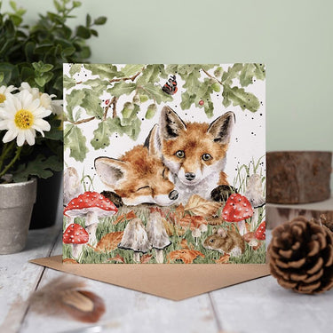 Wrendale Designs 'Under The Oak Tree' Fox Card| Online For Equine