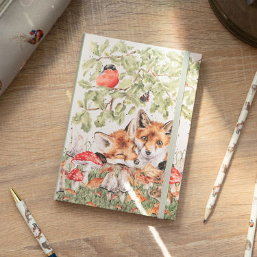 Wrendale Designs 'Under The Oak Tree' Fox Flexi Notebook| Online For Equine