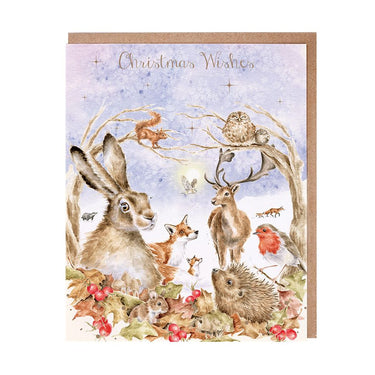 Wrendale Designs 'Walking In A Winter Wonderland' Woodland Animal Christmas Card Pack| Online For Equine