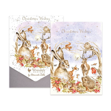 Wrendale Designs 'Walking In A Winter Wonderland' Woodland Animal Christmas Card Pack| Online For Equine