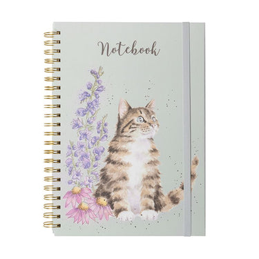 Wrendale Designs 'Whiskers And Wildflowers' Cat A4 Notebook| Online For Equine