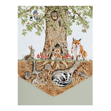 Wrendale Designs 'Wild Woodland' Nature Notecard Pack| Online For Equine