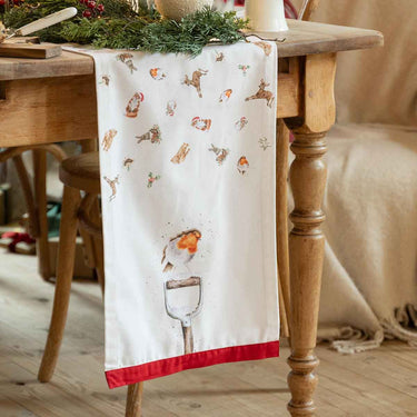 Wrendale Designs 'Winter Wonderland' Christmas Animal Fabric Table Runner| Online For Equine