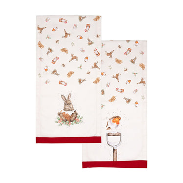 Wrendale Designs 'Winter Wonderland' Christmas Animal Fabric Table Runner| Online For Equine