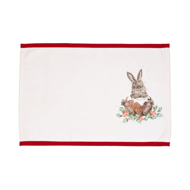 Wrendale Designs 'Winter Wonderland' Christmas Animal Set Of Four Fabric Placemats| Online For Equine