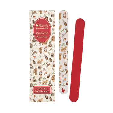 Wrendale Designs 'Winter Woodland' Woodland Animal Christmas Nail File| Online For Equine