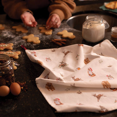 Wrendale Designs 'Winter Woodland' Woodland Animal Tea Towel| Online For Equine