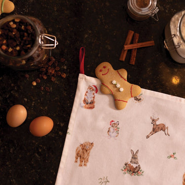 Wrendale Designs 'Winter Woodland' Woodland Animal Tea Towel| Online For Equine