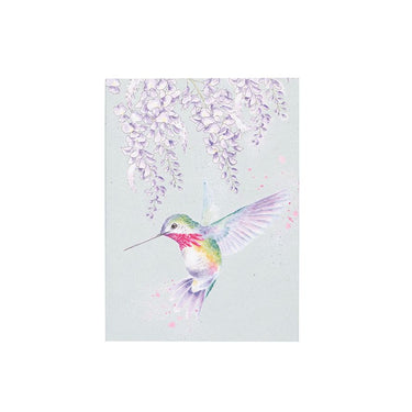 Wrendale Designs 'Wisteria Wishes' Hummingbird A6 Notebook| Online For Equine