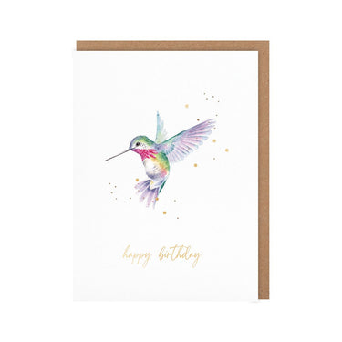 Wrendale Designs 'Wisteria Wishes' Hummingbird Birthday Little Sentiment Card| Online For Equine