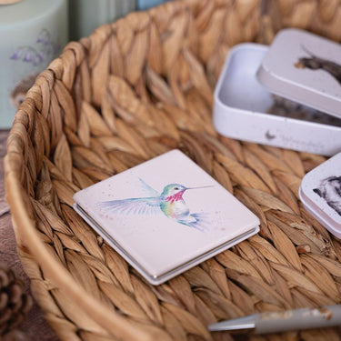 Wrendale Designs 'Wisteria Wishes' Hummingbird Compact Mirror| Online For Equine