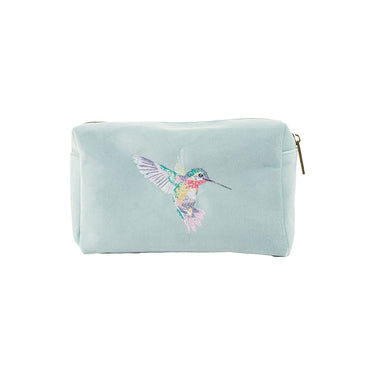 Wrendale Designs 'Wisteria Wishes' Hummingbird Embroidered Make Up Bag| Online For Equine