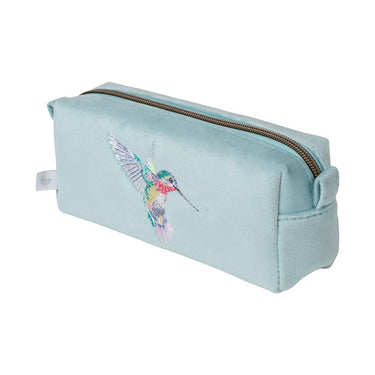 Wrendale Designs 'Wisteria Wishes' Hummingbird Embroidered Make Up Brush Bag| Online For Equine