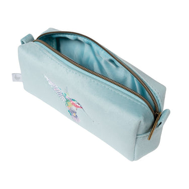Wrendale Designs 'Wisteria Wishes' Hummingbird Embroidered Make Up Brush Bag| Online For Equine