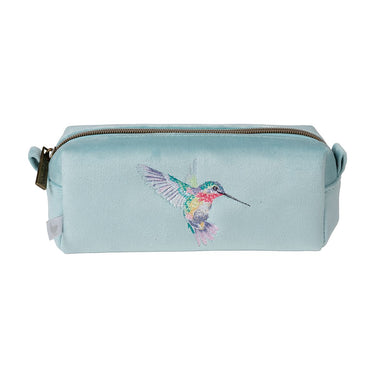 Wrendale Designs 'Wisteria Wishes' Hummingbird Embroidered Make Up Brush Bag| Online For Equine