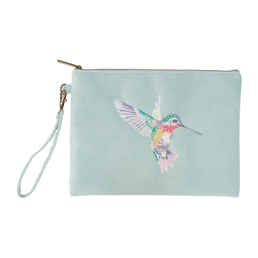 Wrendale Designs 'Wisteria Wishes' Hummingbird Embroidered Pouch| Online For Equine