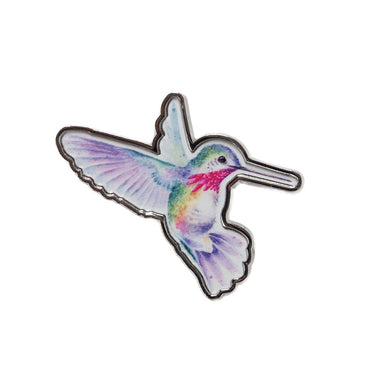Wrendale Designs 'Wisteria Wishes' Hummingbird Pin Badge| Online For Equine