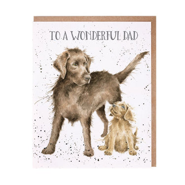 Wrendale Designs 'Wonderful Dad' Labrador Card| Online For Equine