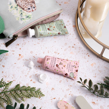 Wrendale Designs 'Woodlanders' Owl And Hedgehog Mini Hand Cream Gift Pouch| Online For Equine