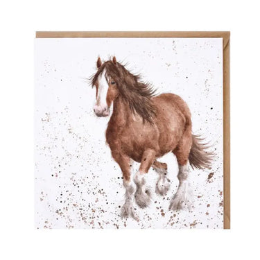 Wrendale "Feathers" Horse Card| Online For Equine