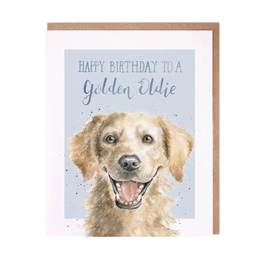 Buy Wrendale 'Golden Oldie' Labrador Birthday Card| Online for Equine