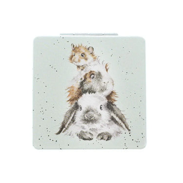 Buy Wrendale 'Piggy in the Middle' Compact Mirror| Online for Equine