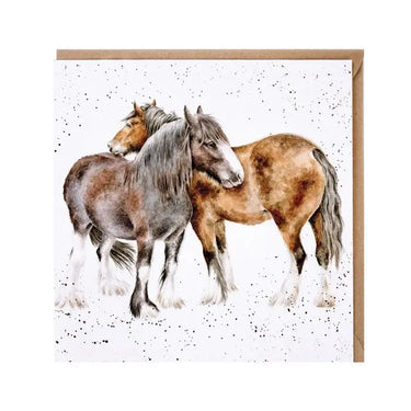 Wrendale "Side By Side" Horse Card| Online For Equine