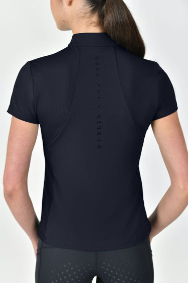 Dublin 1/4 Zip Breathable Short Sleeve Top Navy