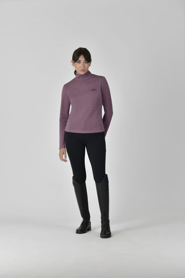 Buy Weatherbeeta Copper 1/2 Zip Long Sleeve Mid-Layer Mauve Wine | Online for Equine