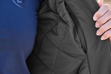 Dublin Zip Through Blouson Team Jacket Black