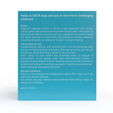 Zylkene Behavioural Support 20 caps| Online For Equine
