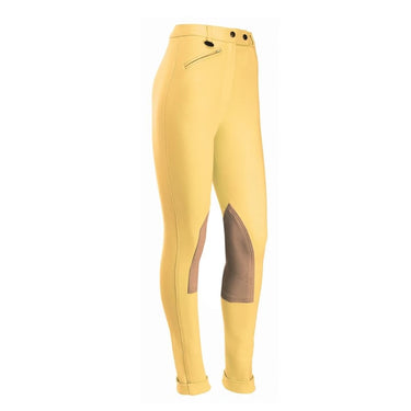 Equetech Yellow Children's Junior Deluxe Prima Jodhpurs