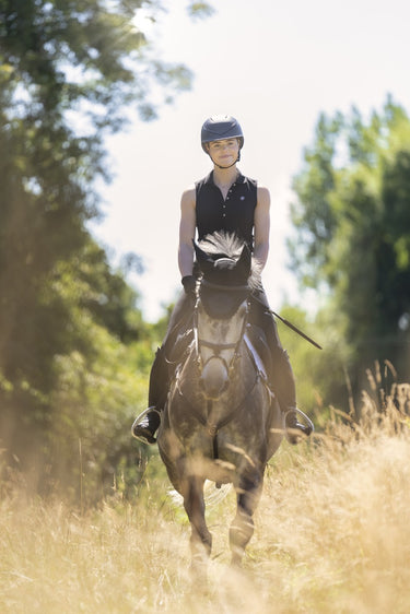 Buy Charles Owen Esme Black Luna Riding Hat | Online for Equine