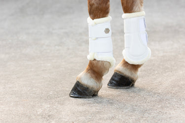 Coldstream Bowden Brushing Boots White